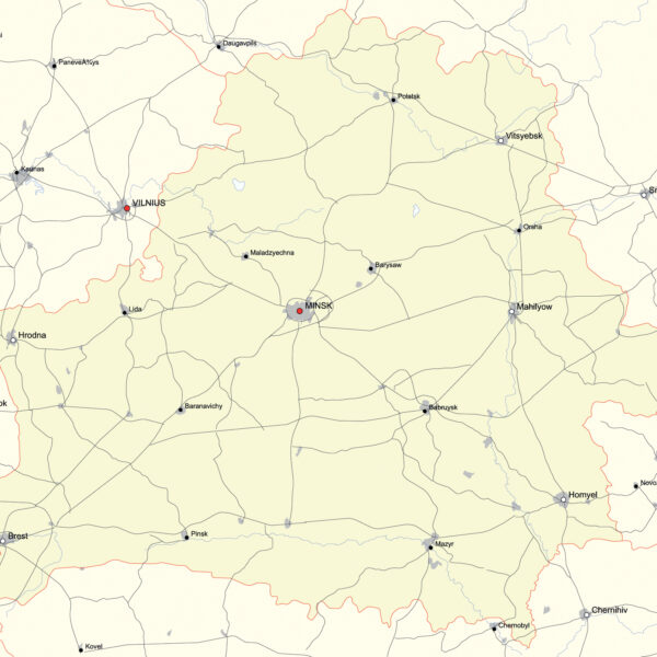Map of Belarus - Simple Map